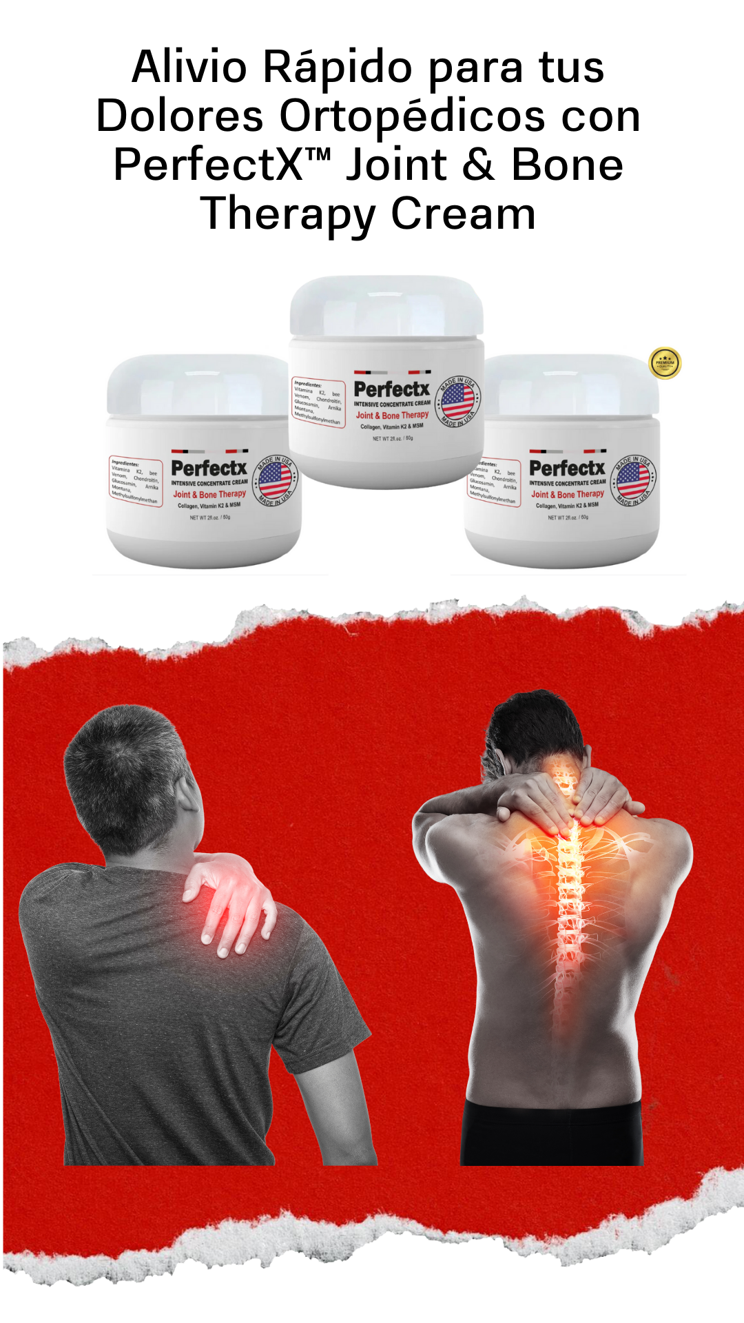PerfectX™ | Crema Original Americana para Dolores Musculares