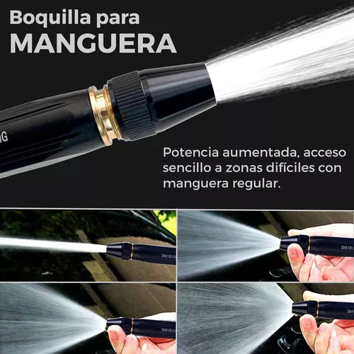 Boquilla Para Manguera Riego Y Limpieza